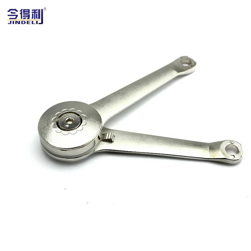 Zinc Alloy Furniture Hinge Cabinet LIft Up Soft Closing Flap Stay Cabinet Door Gas Spring Lid Support