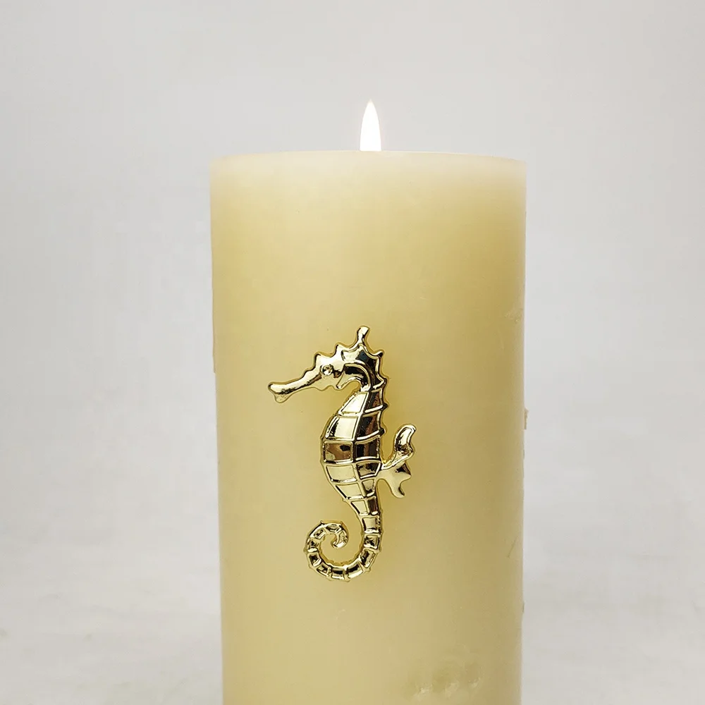 sea horse candle pin decorative ocean style candle accessories