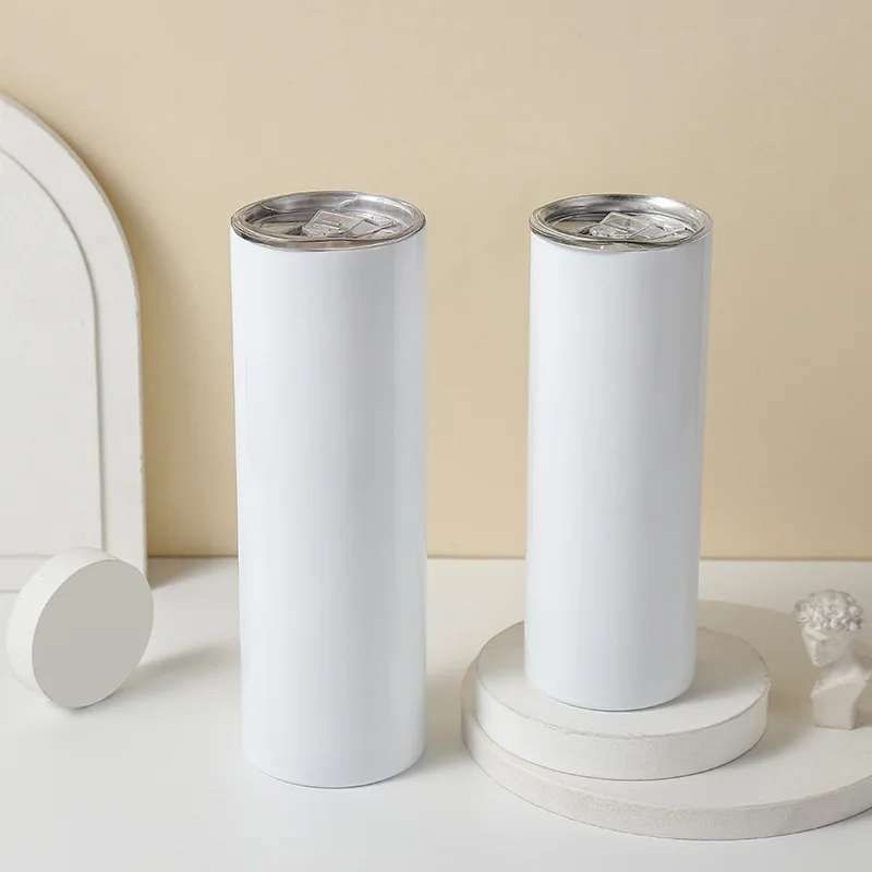 Flypeak Supplier top seller 2022 wholesale sublimation blanks tumbler 20oz skinny straight 20oz sublimation tumbler straight