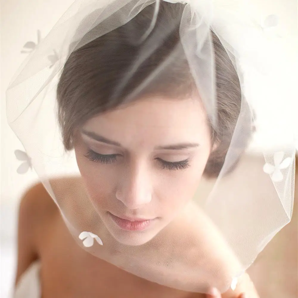 Wholesale bridal Accessories Bridal Wedding Birdcage Face Veil Fascinator Crystal Lady Headpiece