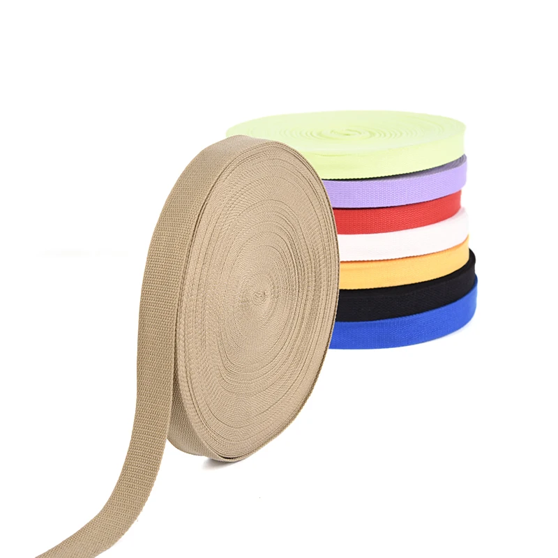 1 Inch 2 Inch 3 Inch Cotton Inch Custom Logo Webbing Straps Recycled For Bags Purse With high quality wholesale