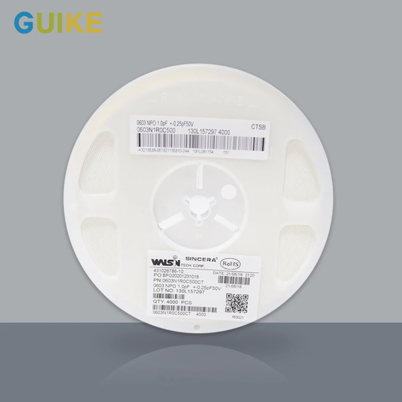 0603-1608 0.25% 1PF 50V NPO motors power fan high voltage ceramic battery running ac starting price electrolytic super capacitor