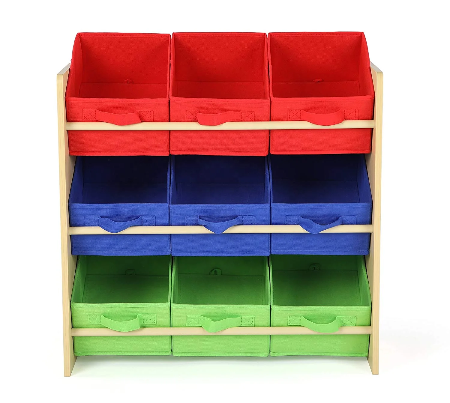 Fabric Storage Bins Toys Storage Shelf Set Home Furniture Modern Design For Kids