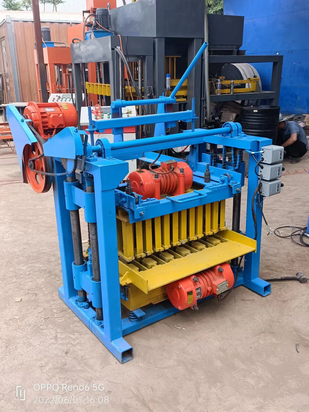 Kaidong QT4-45 concrete block machine hollow blocks machine for sale adobe 2021 brick machine