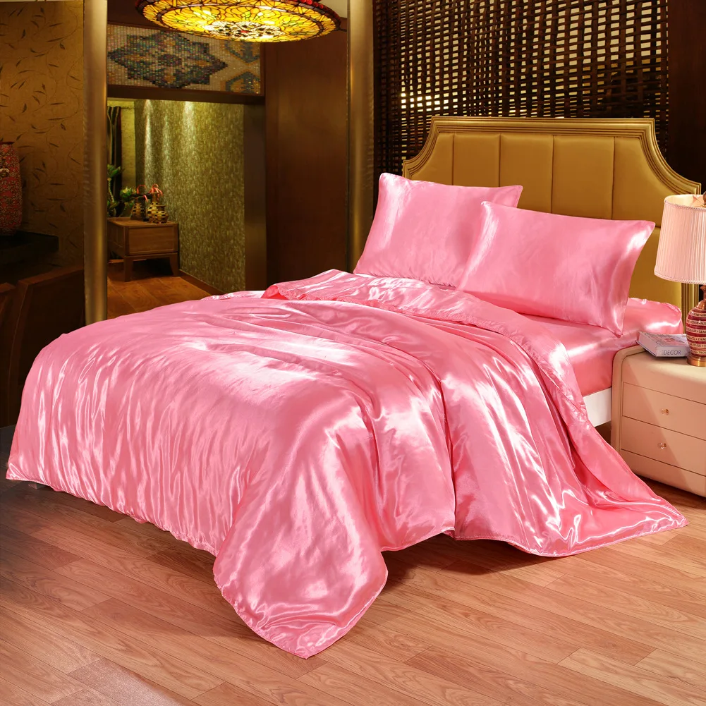 Wholesale Home Textiles Bedding Sets Silk Bedding Set King Size Luxury