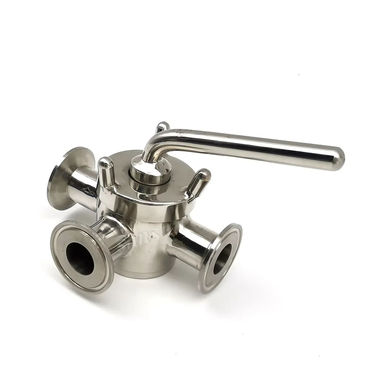Sanitary Stainless Steel Manual Tri-clamp 3 Way Plug Valve