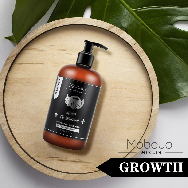 Private Label 100% organic natural beard grooming kit men care beard shampoo and conditioner