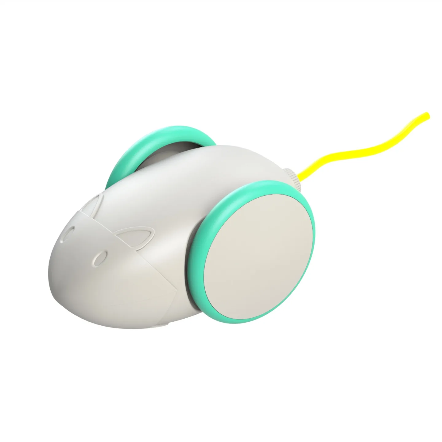 Tat Cat Rat Toy Emulational Automatic Interactive Pet Cat Toy Mouse with Colorful Tail and Feather Tail
