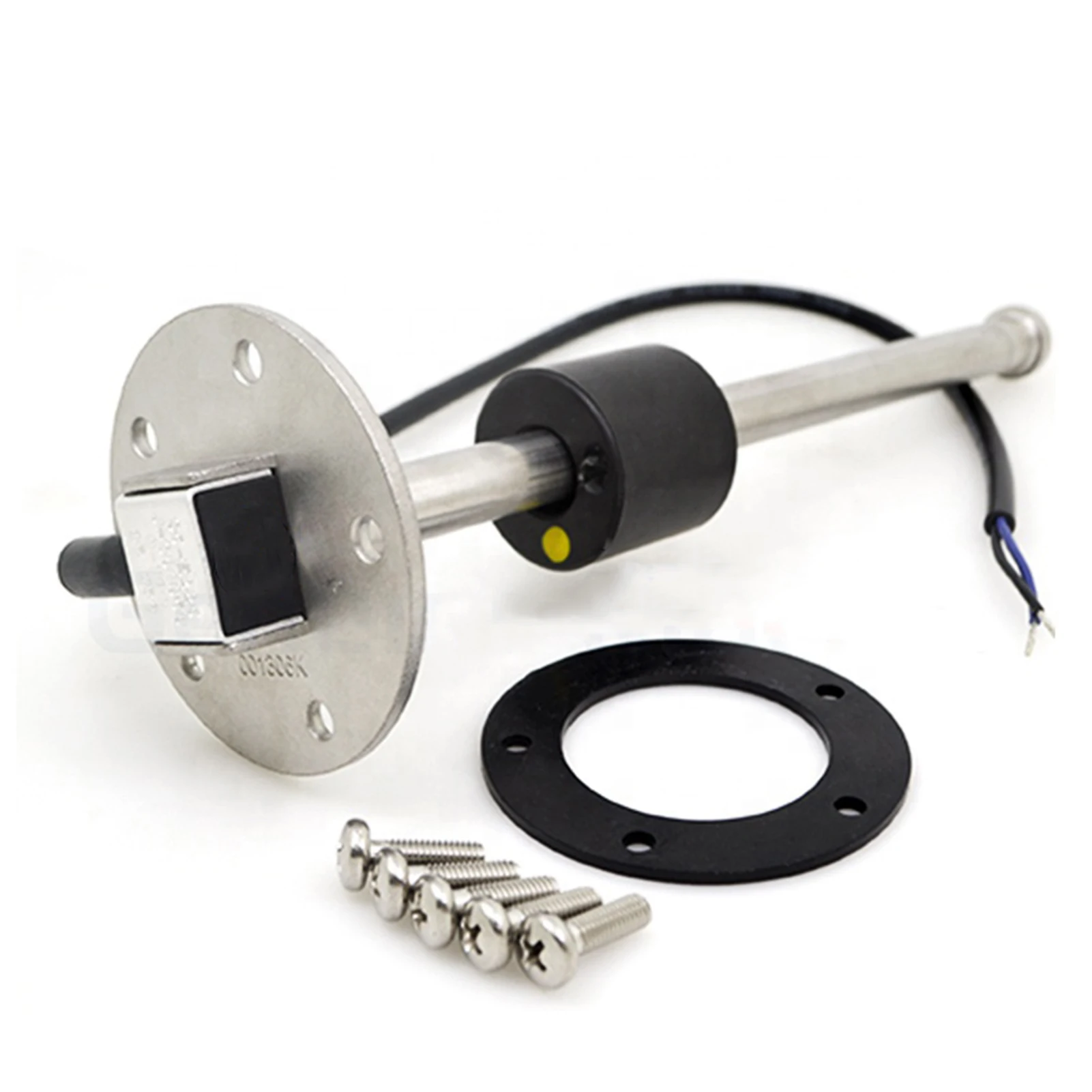 Fuel Water Tank Level Sensor, European Standard 0-190ohm Signal 5-Hole Assembly,150mm-800mm Oil Float Marine Fuel Sending Unit