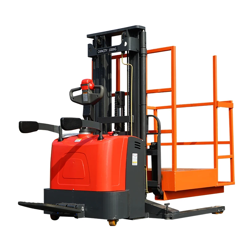apilador electrico 1.5 ton standing up type drive electric pallet stacker xilin brand top quality electr lift machine