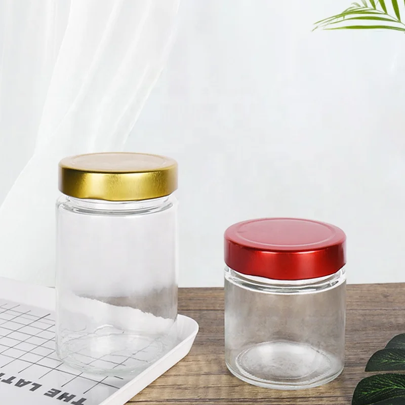 Ru Star Kitchen Accessories Low Price Refillable Sealed Clear Glass Storage Jar With Screw Cap