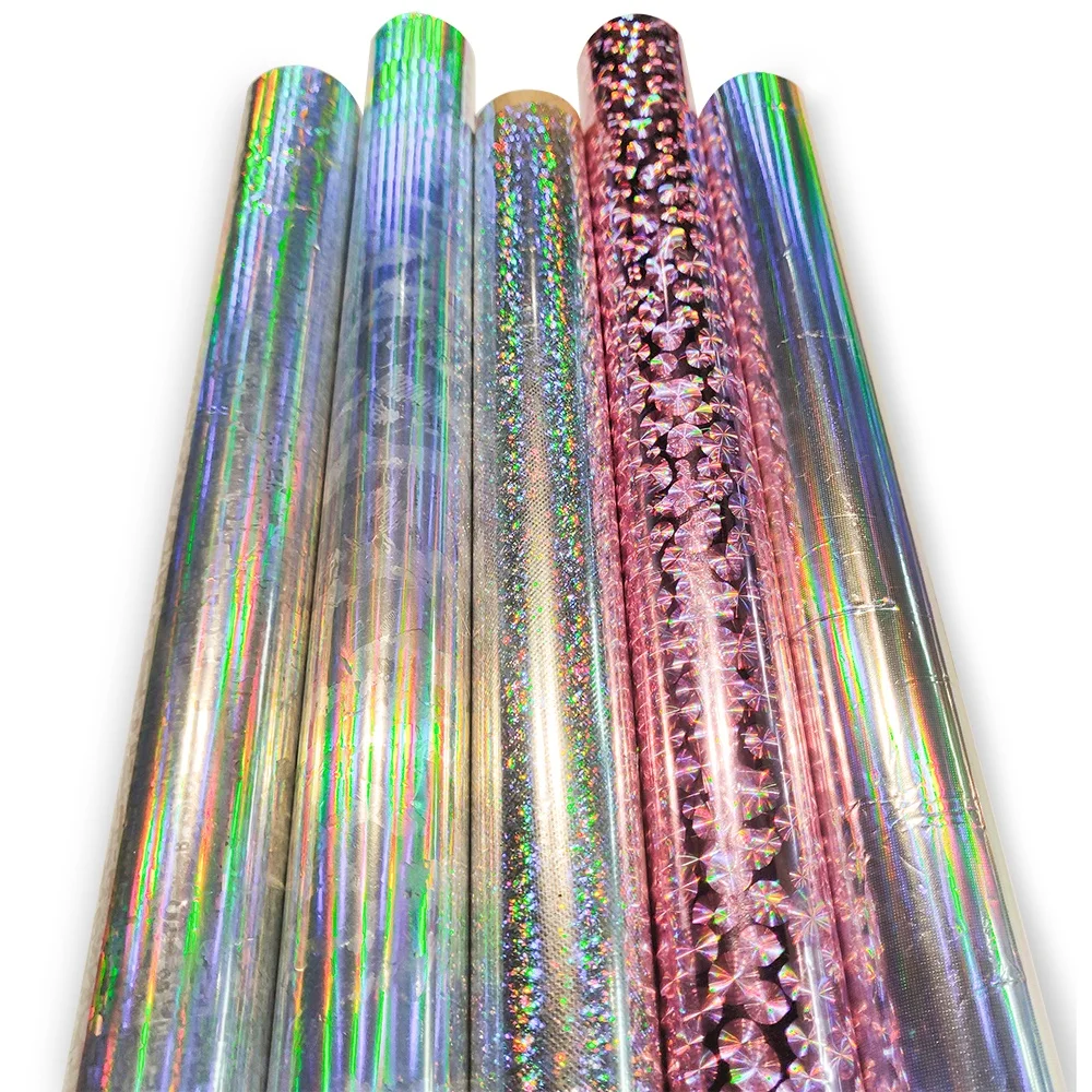 Manufacturer Laser Printer Plastic Aluminum Metallized Transparent Overlay Holographic Heat Transfer Film