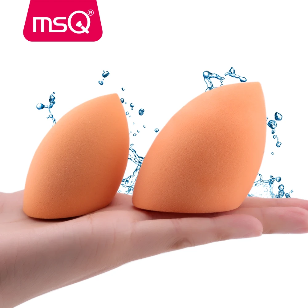 MSQ Latex Free Soft Pink Nude Color Multi Shape Soft Glitter Custom Magic Makeup Blender Sponge