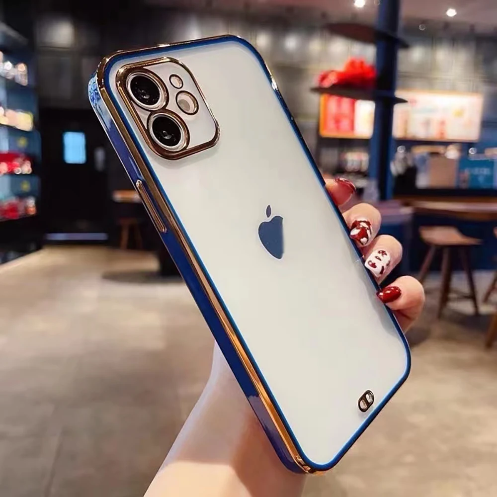 Low MOQ For Oneplus nord CE 2 case plating cell phone case in stock soft TPU electroplating phone cover for Oneplus Nord