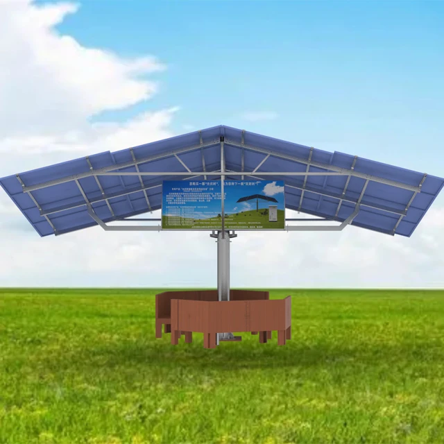 System Photovoltaic Tree Systems Easy to Install P Solar Accessory Solar Panel Hot-dip Galvanized System New Customized Color