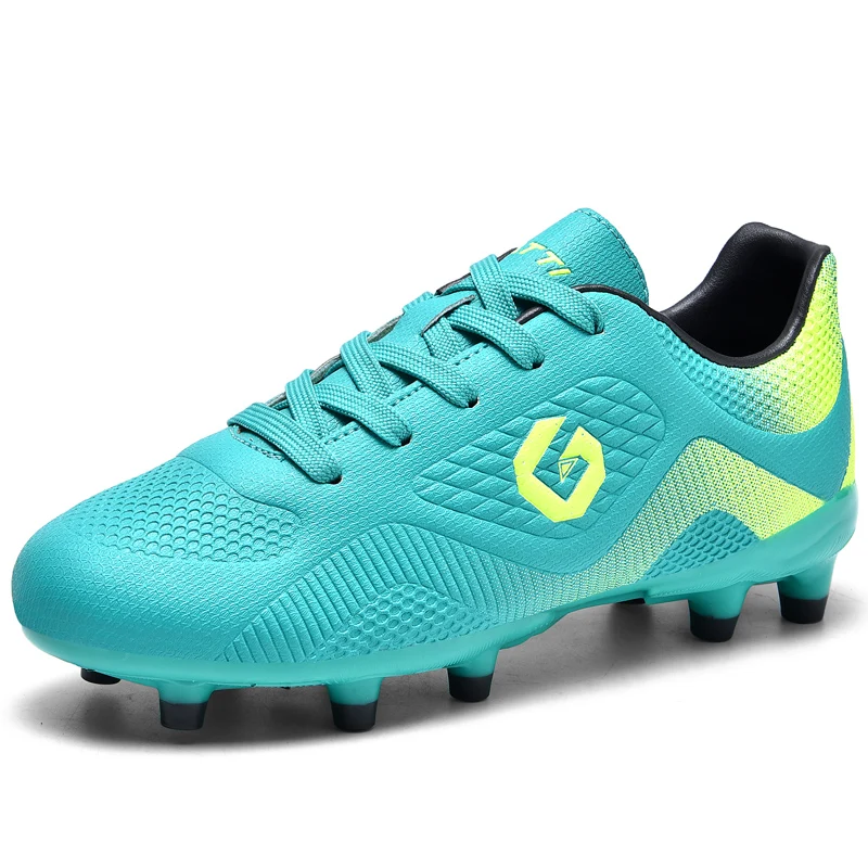 
High Sales Outsole Material Tpu New Price Black Football Soccer Shoes 