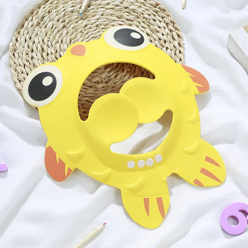 
Kids Bath Hat Shampoo Shower Hat Eva Form Baby Bathing Caps Wholesale Adjustable Baby Shower Cap 