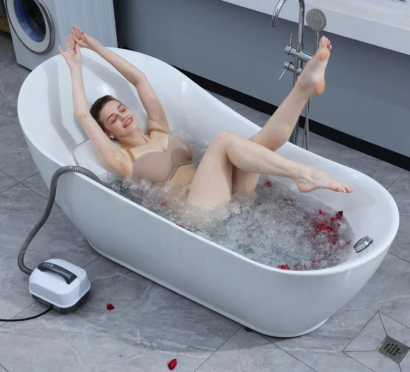 remote control spa machine air bubble jet massage bubble mat for bathtub