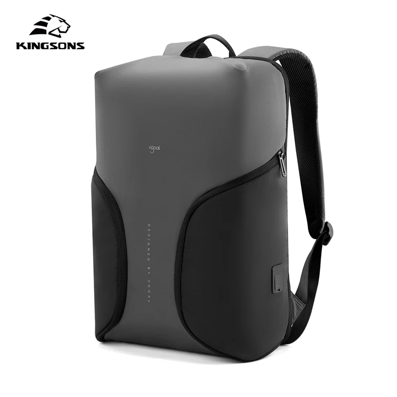 KINGSONS new style Polyester backpack for  Unisex Polyester laptop backpack mochilas inteligentes