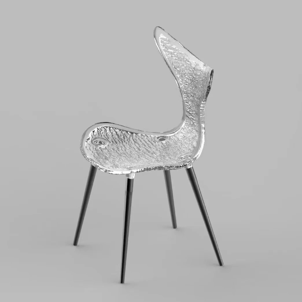 Modern Creative high quality casual dining chair Nordic transparent acrylic plexiglass acrylic chairs