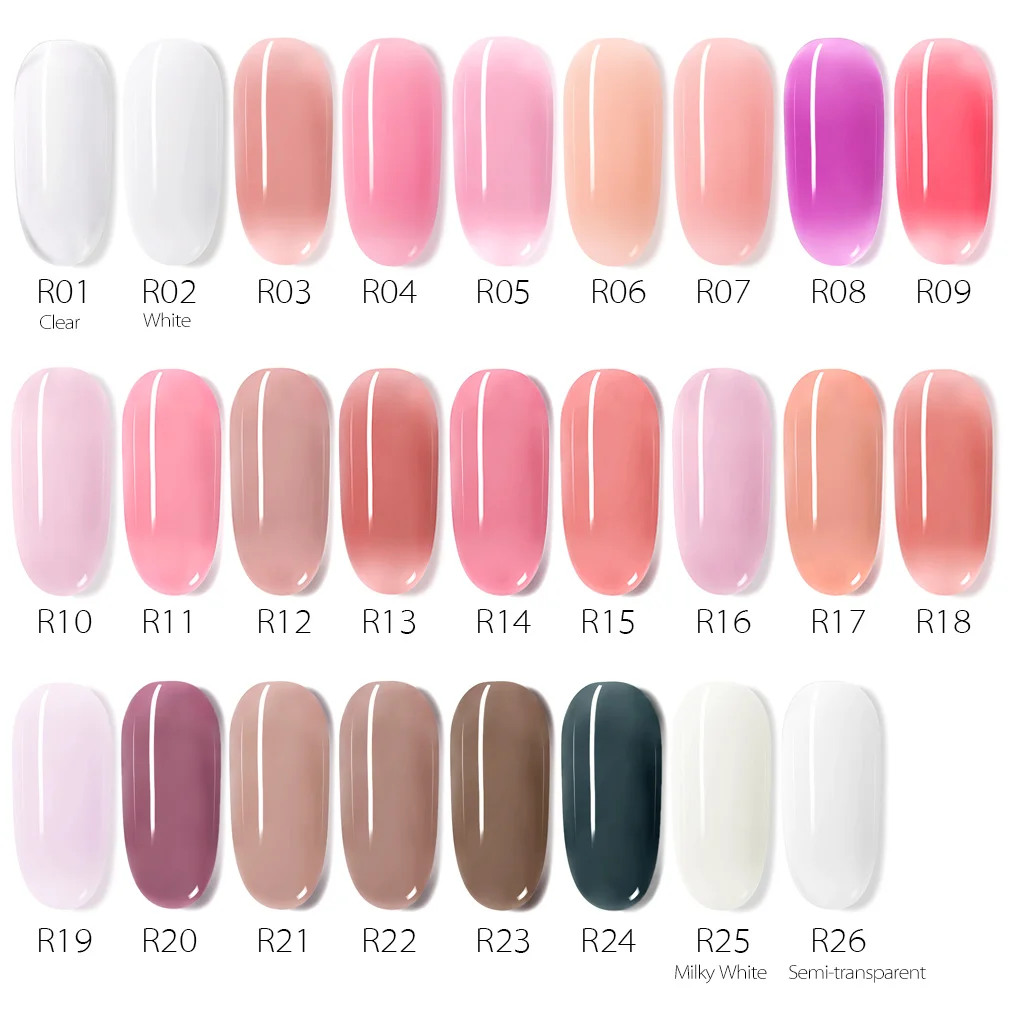 OEM logo private label  26 colors poly gel 30g art nails gel uv Mass OEM is cheap acrylic gel