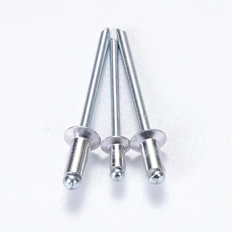 SCREWS MADE OF ALLOY STEEL M 6 X 1.0 BLIND RIVET NUT, HEX BODY REDUCED HEAD OPEN END STEEL ZINC PLATED