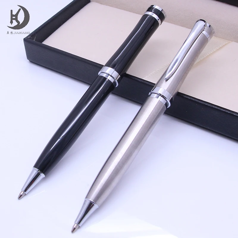 JQ-62 Luxury Custom logo Best Fancy Gift for Professional Writer Executive Smooth Ballpoint Writing Pen Signature Metal Pen Set