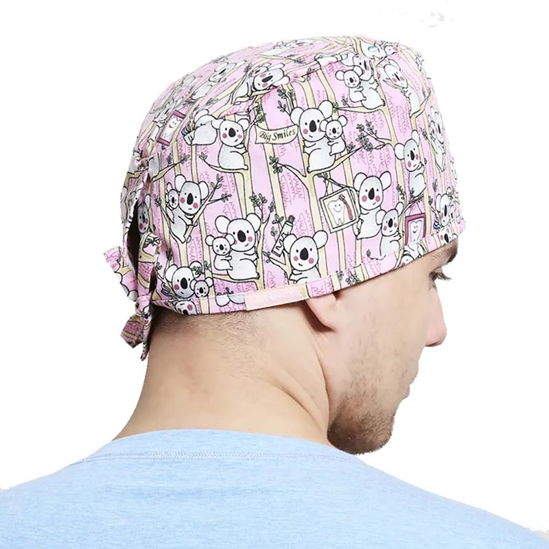 ANNO высококачественные медицинские хирургические шапочки для стоматологов и врачей скраб домашних животных Регулируемый хлопок