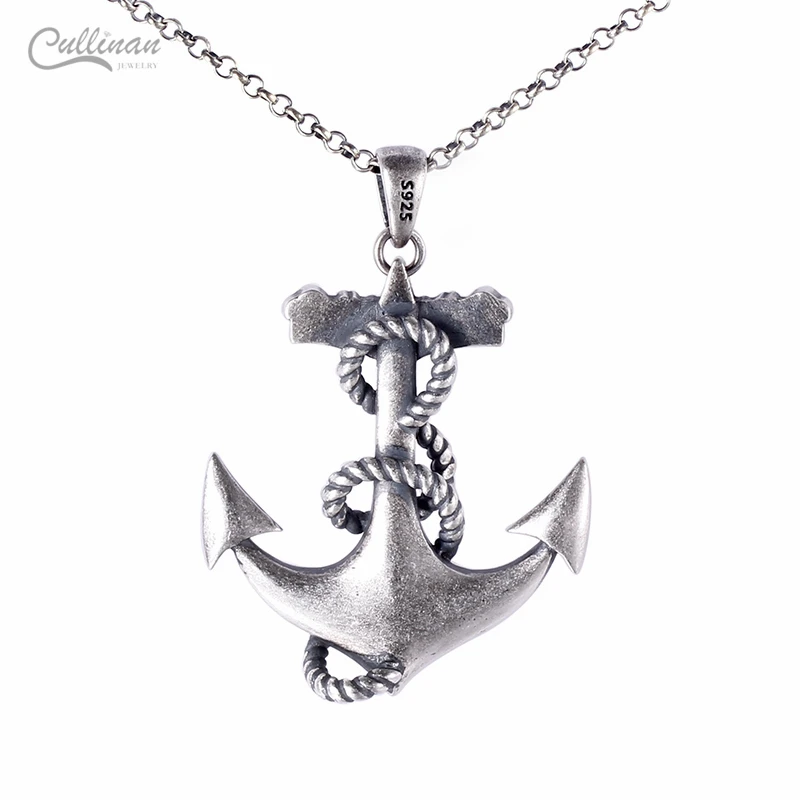 New Fashion Jewelry Black Painting Punk 925 Oxidized Silver Men Catholic Rosary Religious Black Cording Woven Cross Necklace