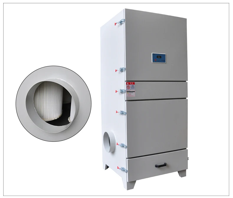 3.0kw Air Pollution Control System PTFE Dust Collector Filter Dust Collecting for Laboratory