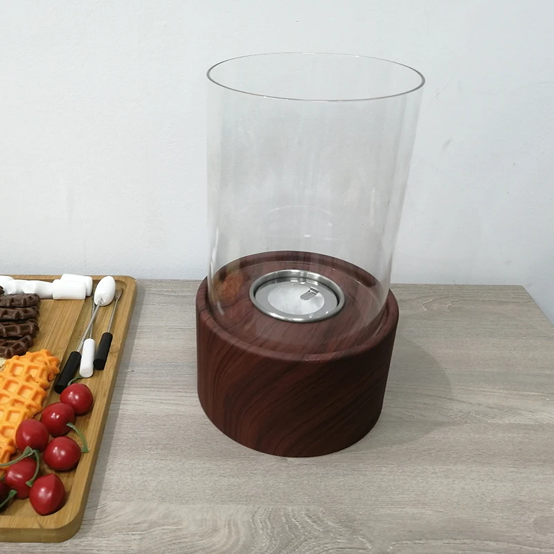 Mini Tabletop Steel Fire Pit Outdoor Bio Ethanol Fireplace Portable Indoor Tabletop Patio Heater Fire Tabletop Fireplaces