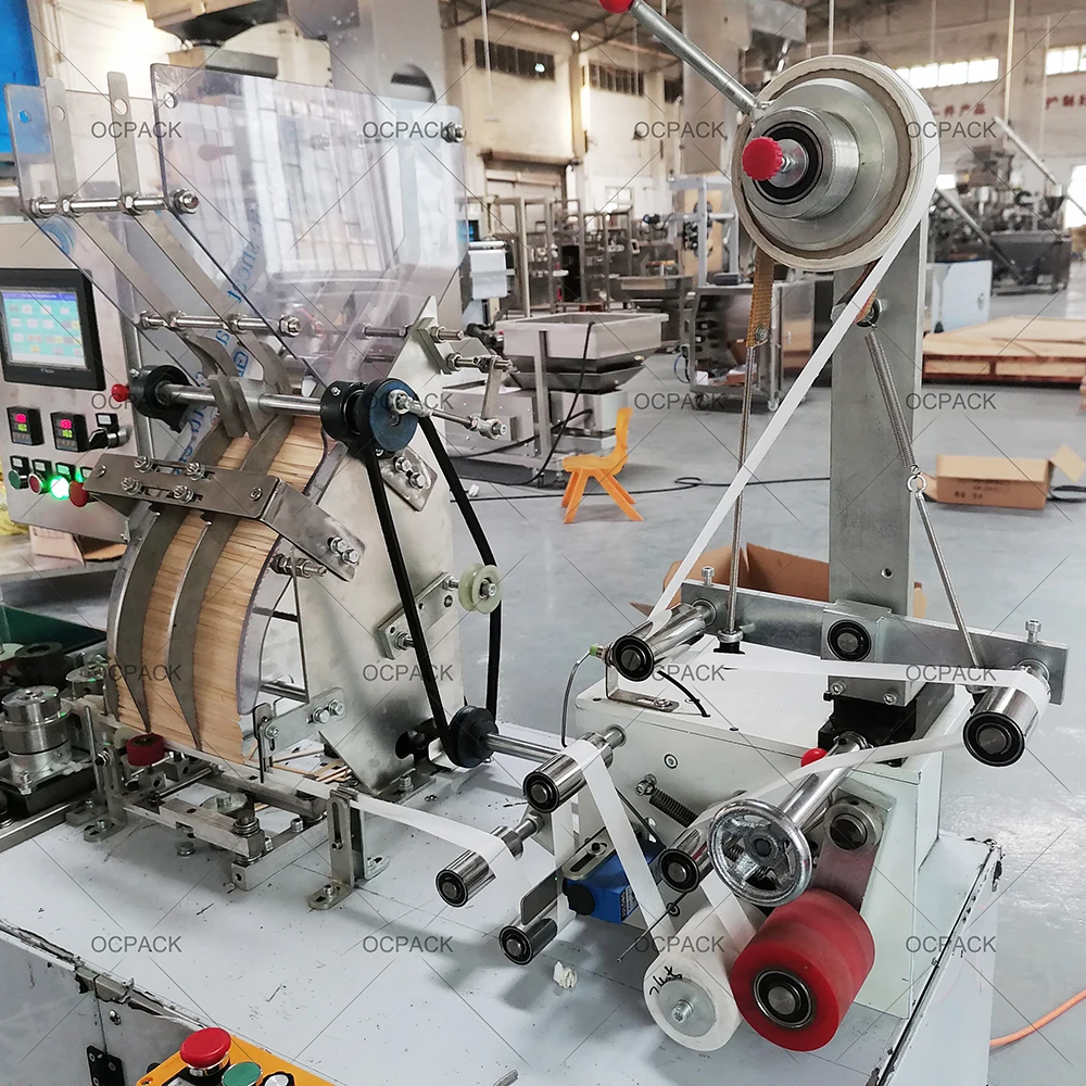 Automatic Wooden Stick Coffee Stirrer Tongue Depressor Packing Machine For Individually Pack