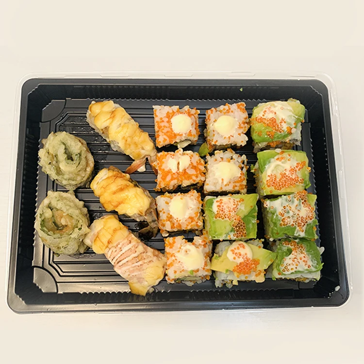 
barca takeaway food packaging box small clear plastic boxes sushi container with lids 