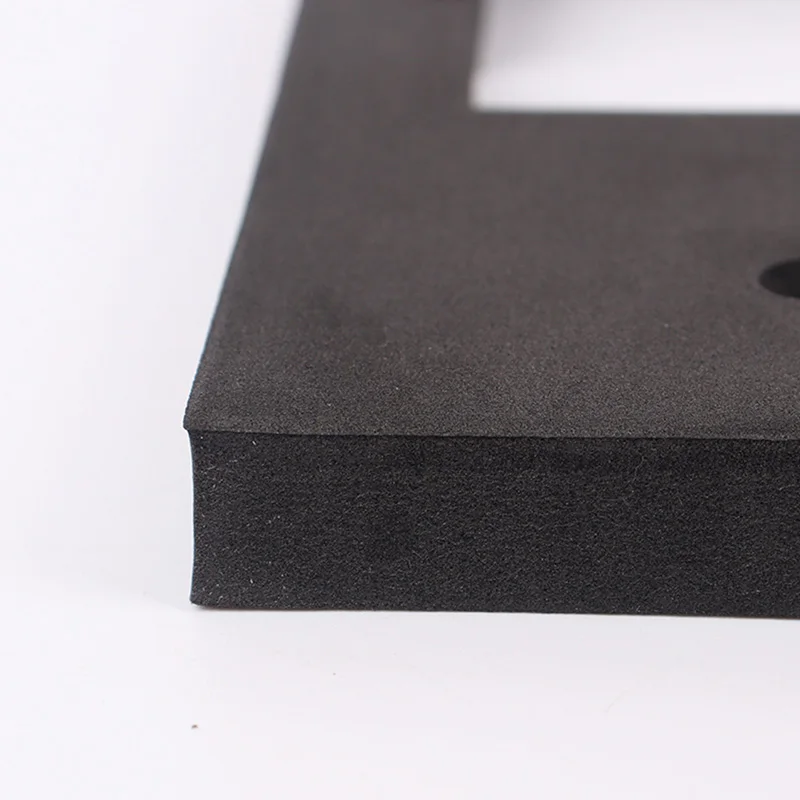 Custom molded carbon fiber EVA and EPE foam board insert EVA form liners into electronic packaging boxes
