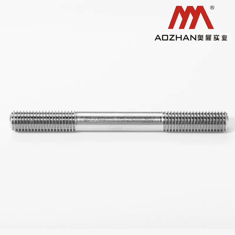 304/316/CUSTOMIZED stainless steel GB901  equal length double end studS bolts