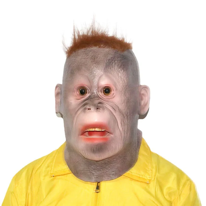 Halloween Creepy Party Animal Mask Deluxe Novelty Halloween Costume Party Latex Animal Head Mask