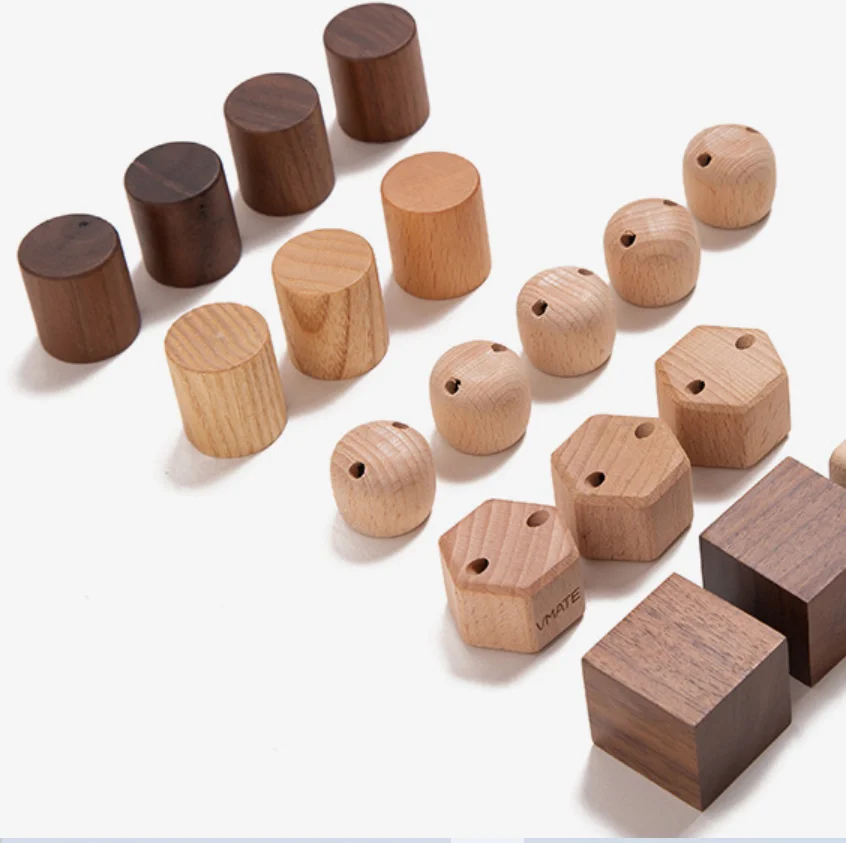 OEM ODM custom wholesale square round bamboo caps BEAUTY perfume cap TOP bottle pump spray STOPPER wooden wood candle jar lids