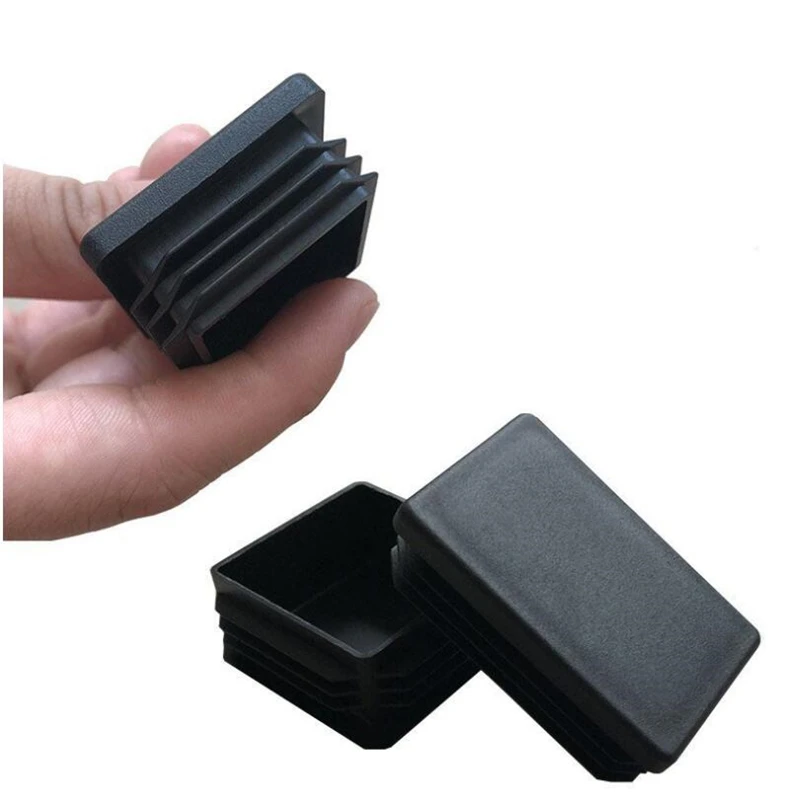 Durable Round & Square Plastic Pipe Plugs, End Caps for furniture Leg