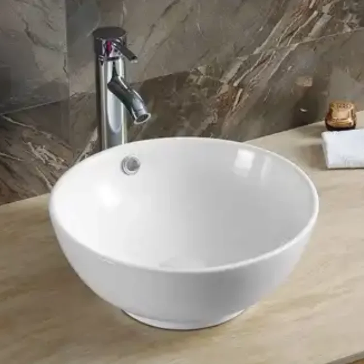 Chaozhou Bathroom Restaurant Washbasin Countertop Bathroom Unique Design Ceramic Art Basin