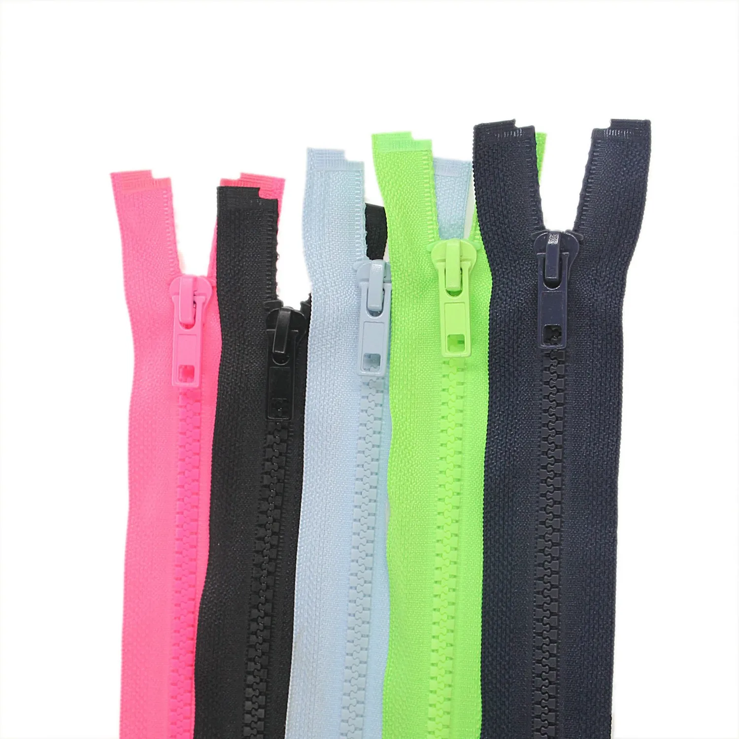 2022 fashion no 5 plastic zippers for garments pocket