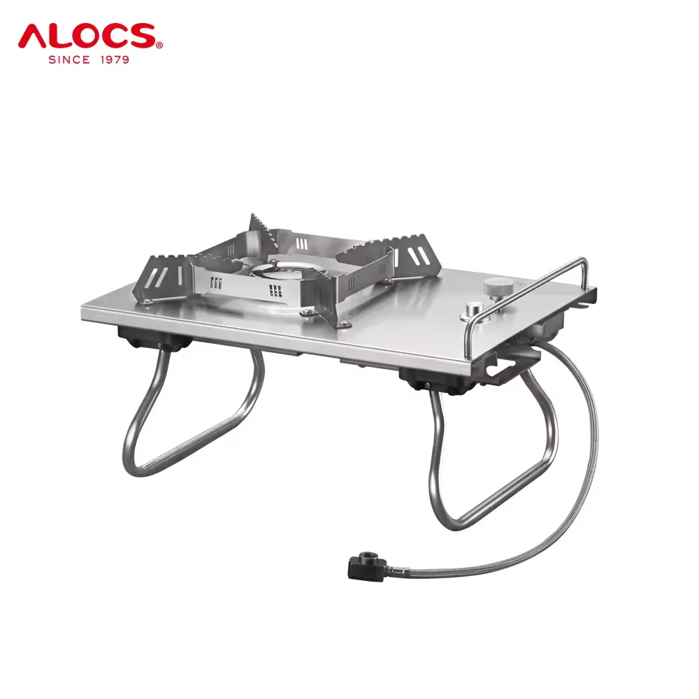 Alocs High Power Portable Foldable Camping Gas Stove Outdoor Cooking Stove Tabletop IGT Stove Camping Gear
