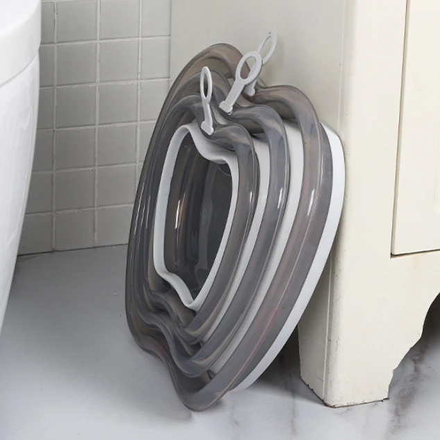 Portable Basin Collapsible Thicken Tourism Wash Water Foldable Foot bath Washbasin Compression Travel Foot Wash Basin