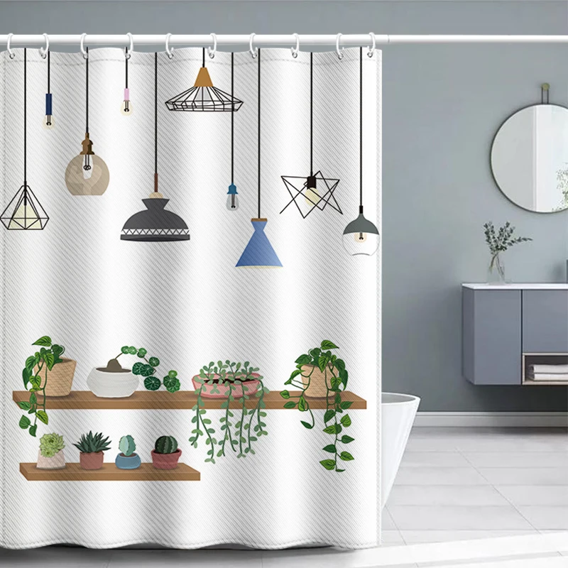 Оптовая продажа, дизайнерские Роскошные водонепроницаемые европейские занавески для душа в ванную комнату