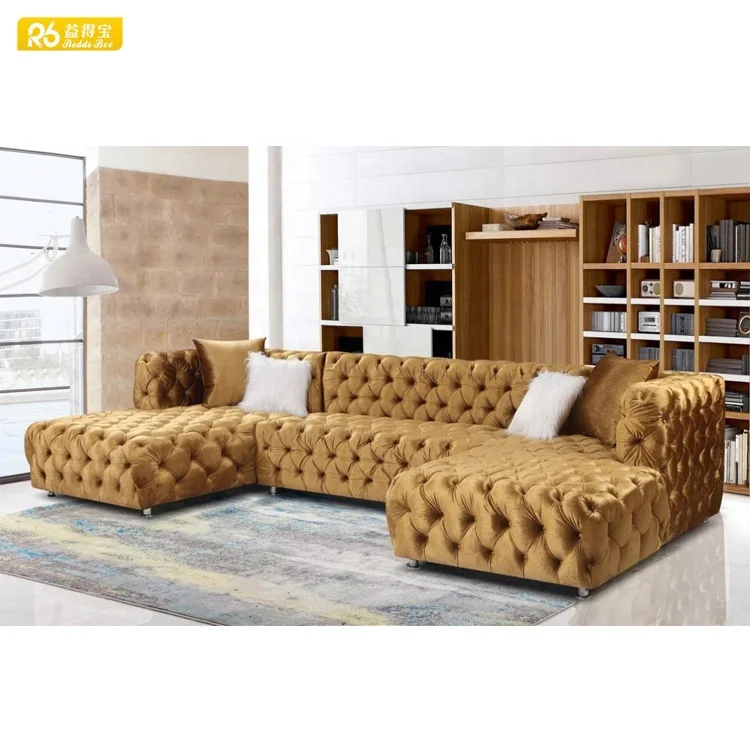 New small hotel living room furniture sectional sofa 6158