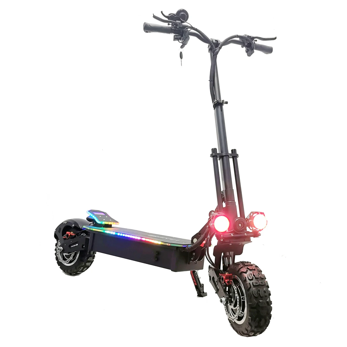 New Maike MK11 50ah lithium battery e scooter 11 inch pneumatic tire 60v 5600w dual motor offroad fast electric scoter warehouse