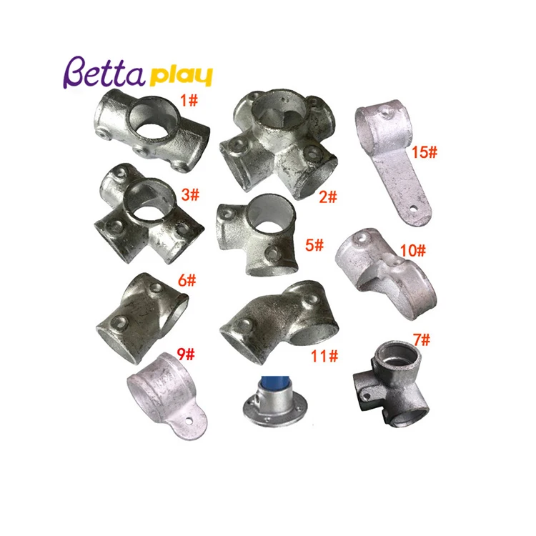 Playground Pipe Fittings Fence Clamps Ductile iron Pipe Fittings