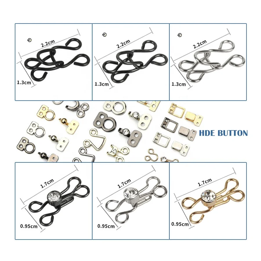 Factory Sale Directly Accessories Bra Metal Hook And Eye t