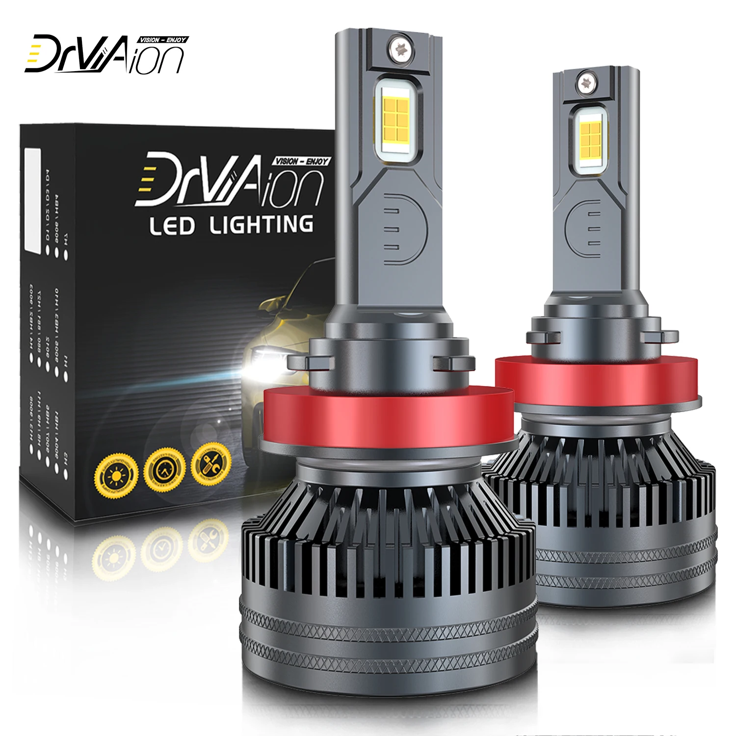 Manufacturer price 110W 12000lm 6500K Auto led headlight H11 led canbus ampoule H11 Led bulb