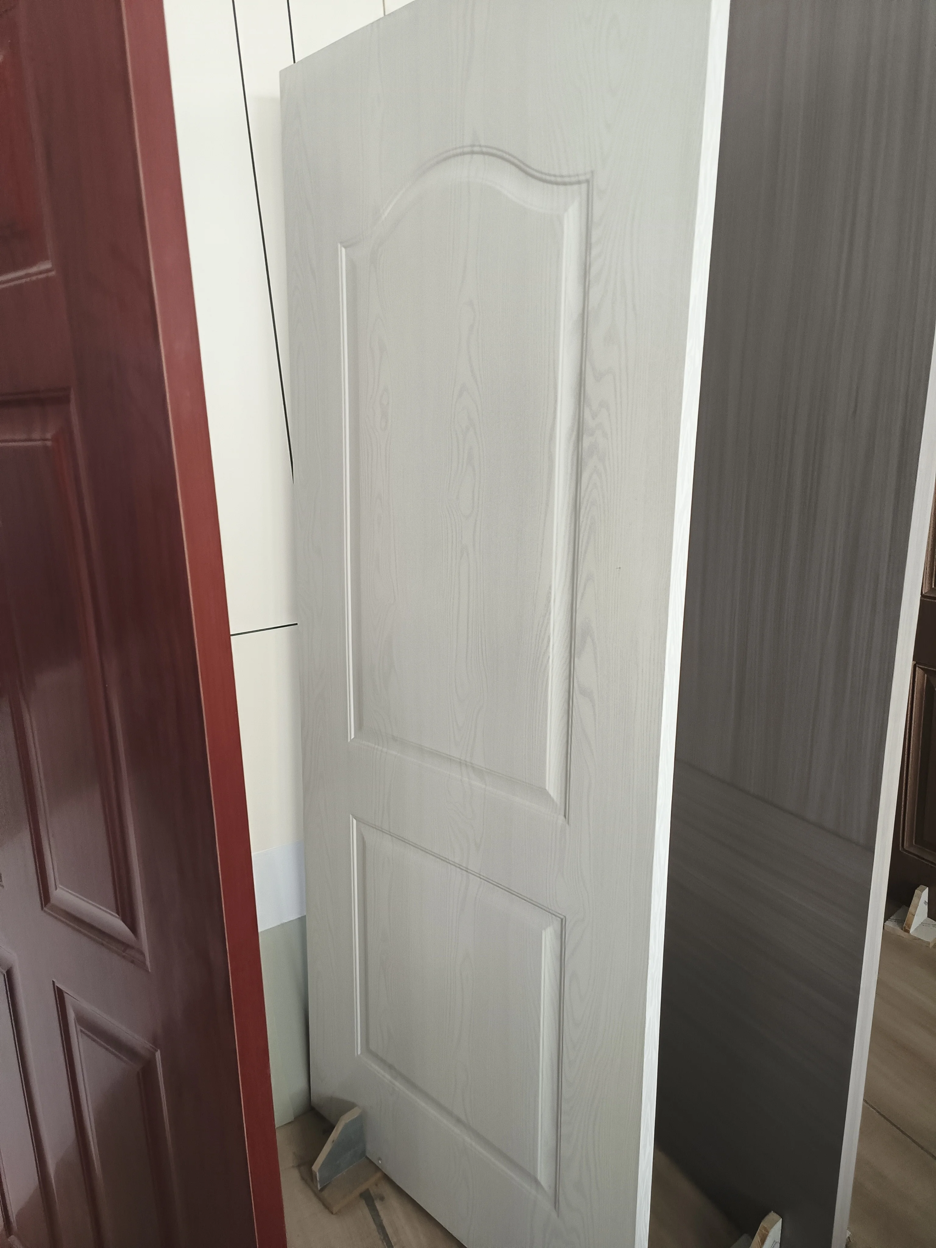 Hot Sale China Factory Water Proof Pre-finished Cheap Interior Bedroom Door WPC Assembly Door House Door