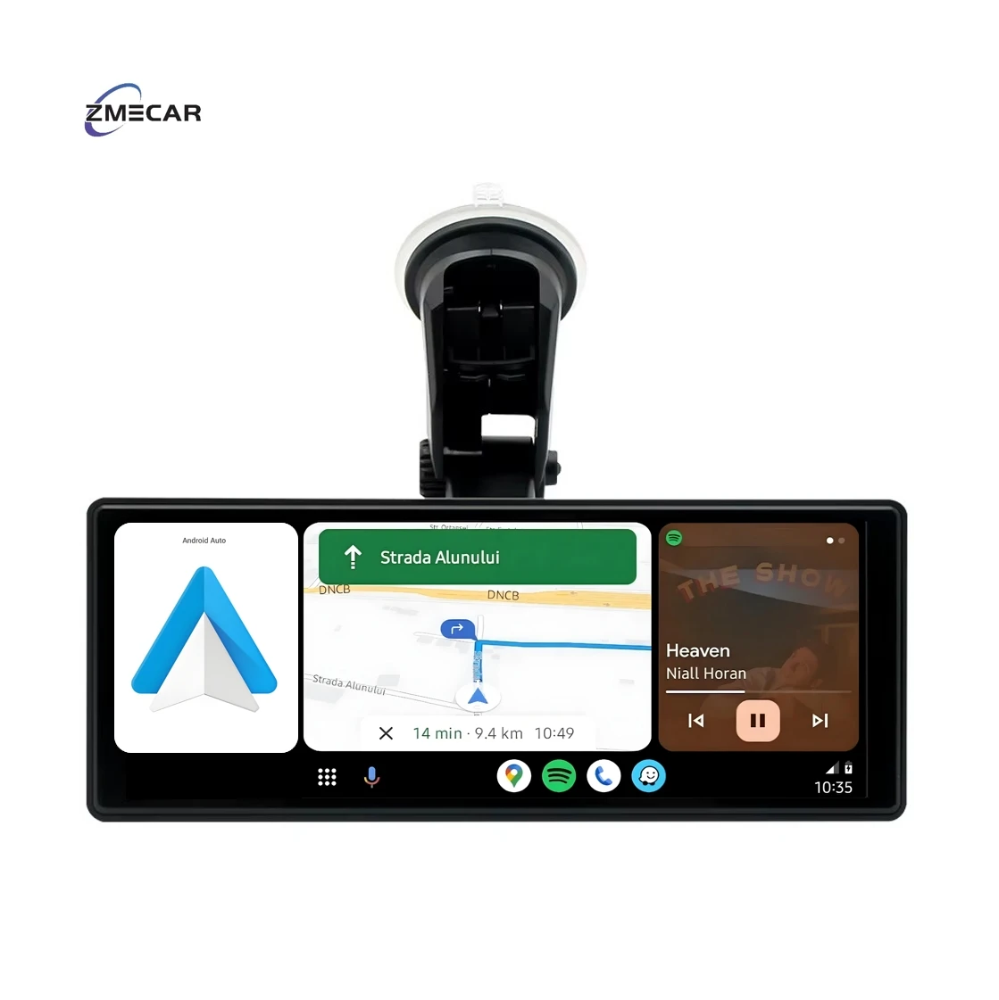 Zmecar Car Navigation & GPS 10.26 Inch Music Video Radio Play Auto Electronics Stereo Portable Wireless Carplay Screen